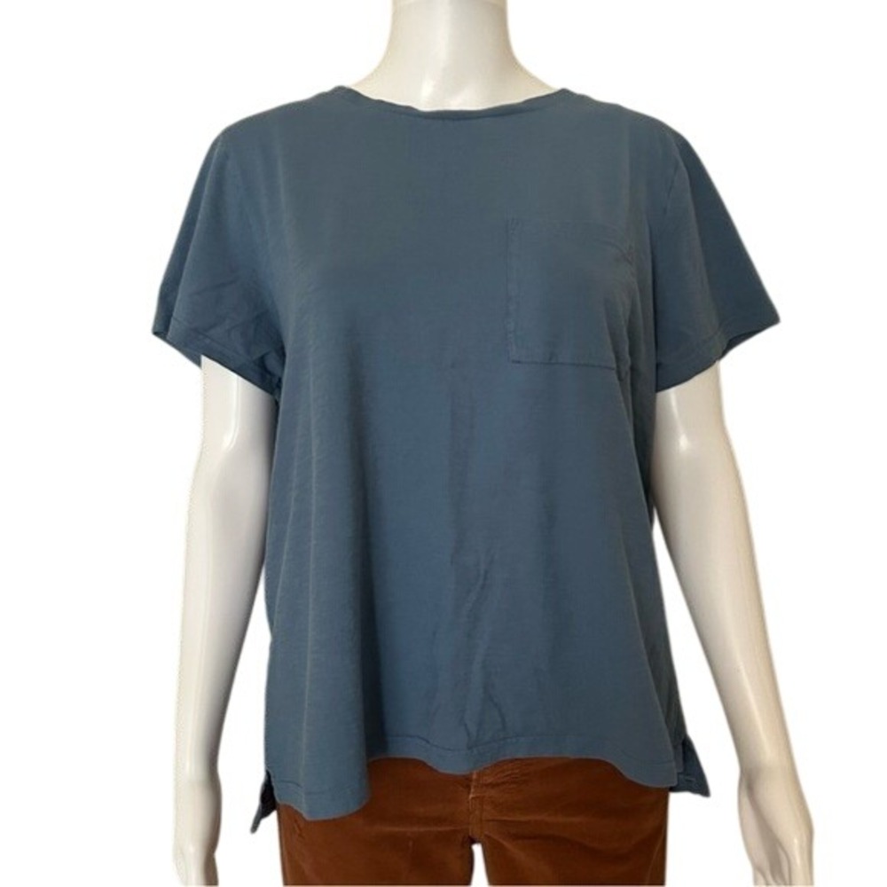REI Co-Op Blue Short Sleeve Crew Neck Relaxed Boxy Fit Outdoor T-Shirt Size XL